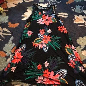 Tropical Floral Swing Dress